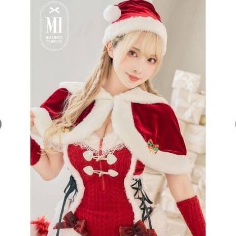 ベルチュールツイードノエルバニー《8点セット》&ベルケープサンタ サンタ帽