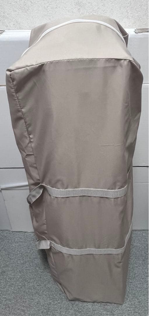 美品】アップリカ ココネルエアー ココアBR コンパクト折りたたみベビーベッド