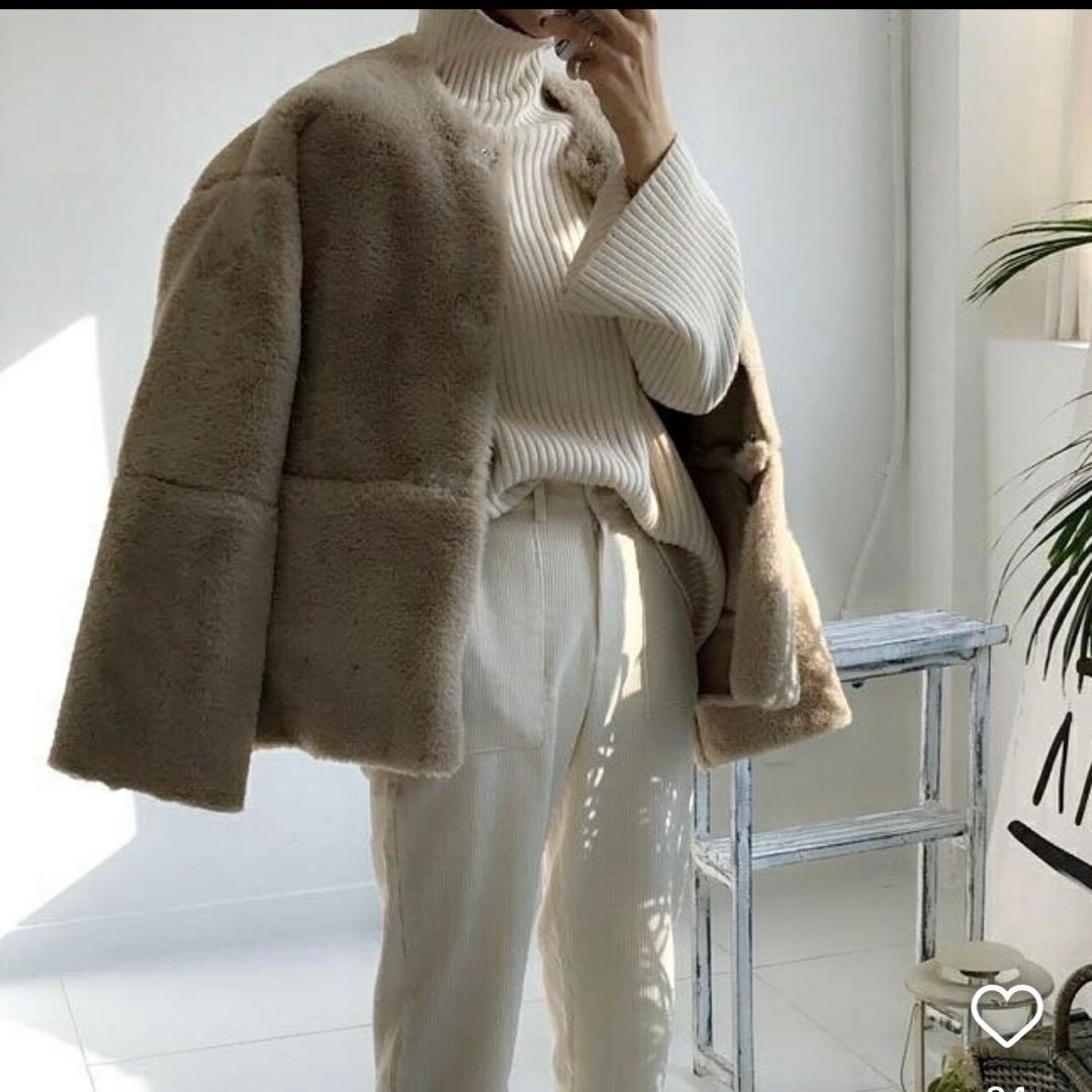 mienne ミアンヌ　ファーコート　リバーシブル