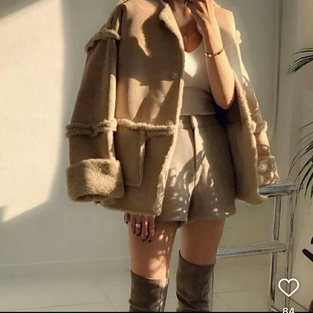 mienne ミアンヌ　ファーコート　リバーシブル