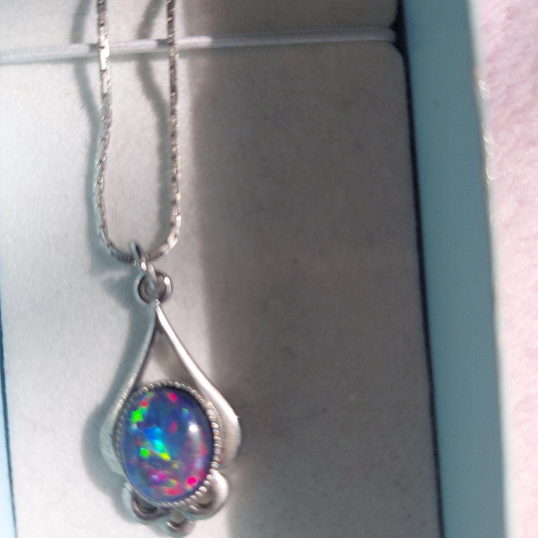 オパールペンダント P413 K18ゴールド 宝石保証書付き