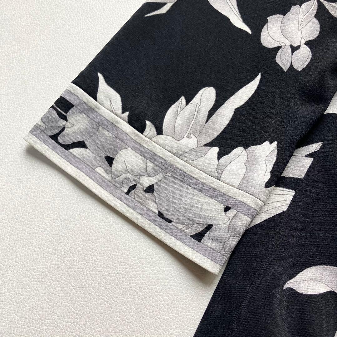 近年美品　レオナール　チュニック　カンカン　花柄　40