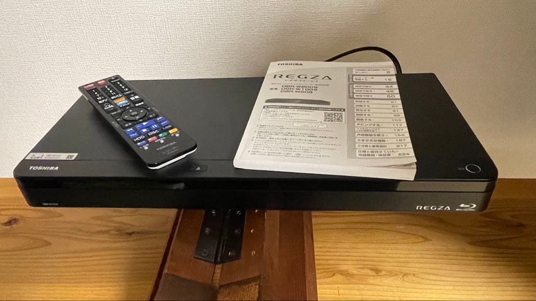 TOSHIBAレグザDBR-W1009ブルーレイレコーダー