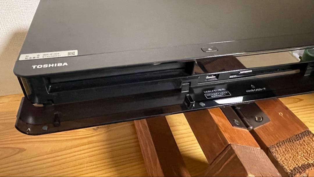 TOSHIBAレグザDBR-W1009ブルーレイレコーダー