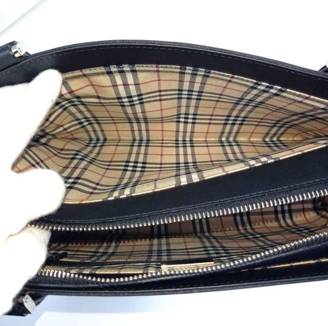 ✨美品✨BURBERRY バーバリー ハンドバッグ レザー ノバチェック A４
