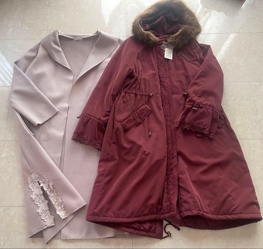 美品【axes femme】コート/スカート/ニット/靴/バッグ 11点