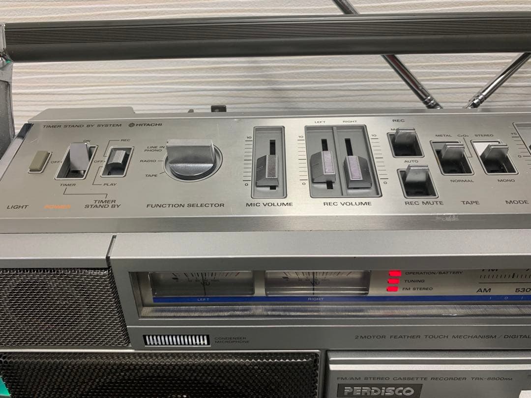 ちょこあげくん美しい製品HITACHI 日立 TRK-8800RM FM