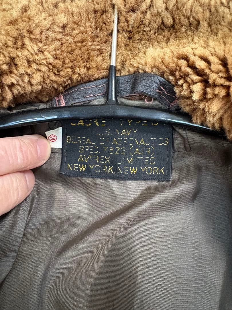 AVIREX ミリタリーG-1フライトジャケットSPEC.7823(AER)