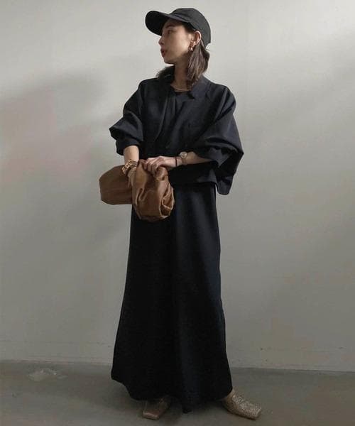 美品 AMERI OTONA SHORT JACKET SET UP DRESS