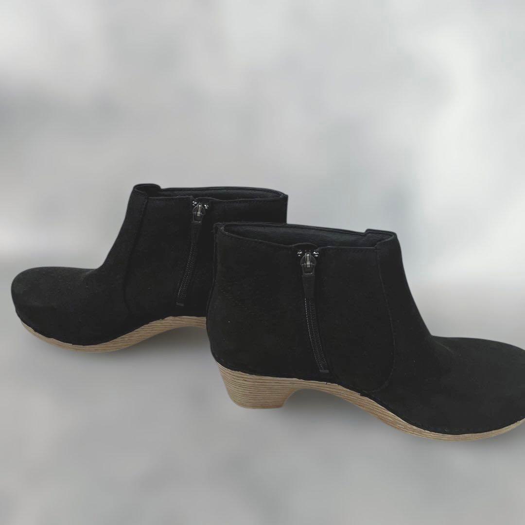 美品 ダンスコ Maria マリア レザーショートブーツ 38