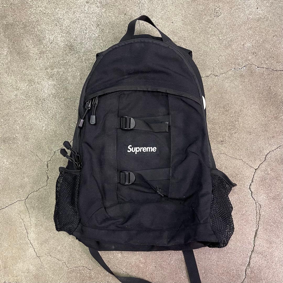 バッグ 14ss Supreme Backpack Black