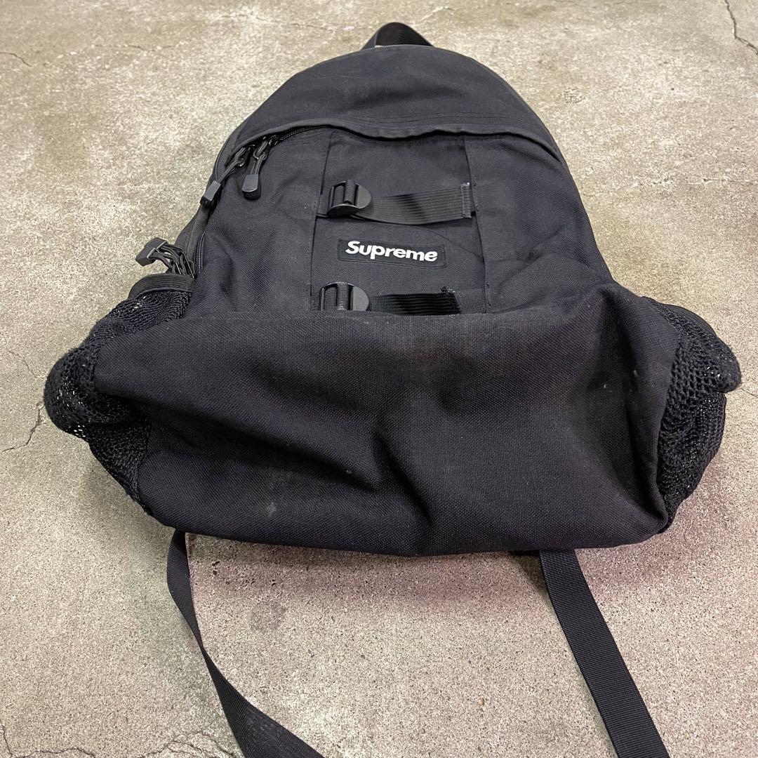 バッグ 14ss Supreme Backpack Black