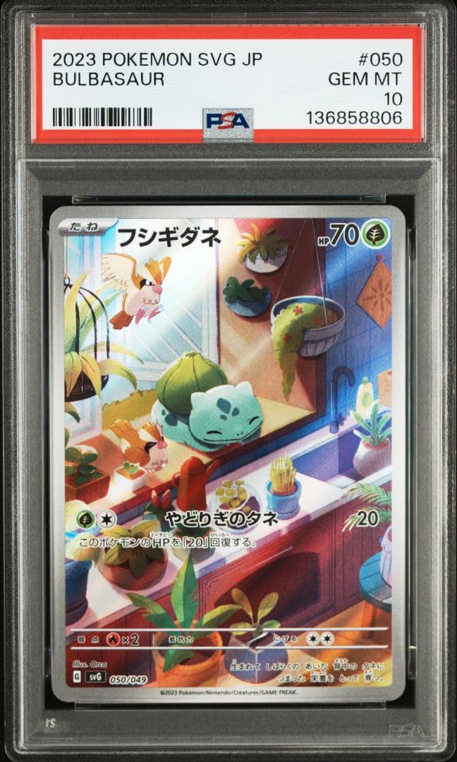 PSA10 3連番 御三家 フシギダネ ヒトカゲ ゼニガメ AR