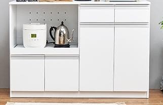 フォロー割【訳あり・新品】キッチンカウンター キャビネット　アウトレット