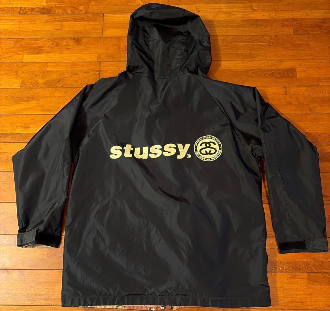 【最終価格】00s Stussy リバーシブル デザートカモ×ブラック