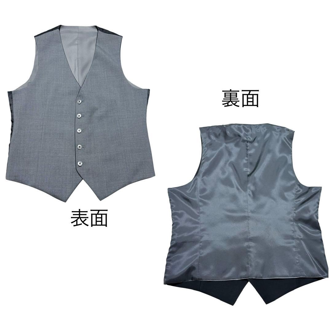 【おまけ付】スーツセレクト スリーピース 背抜き ビジネス 冠婚葬祭 AB6