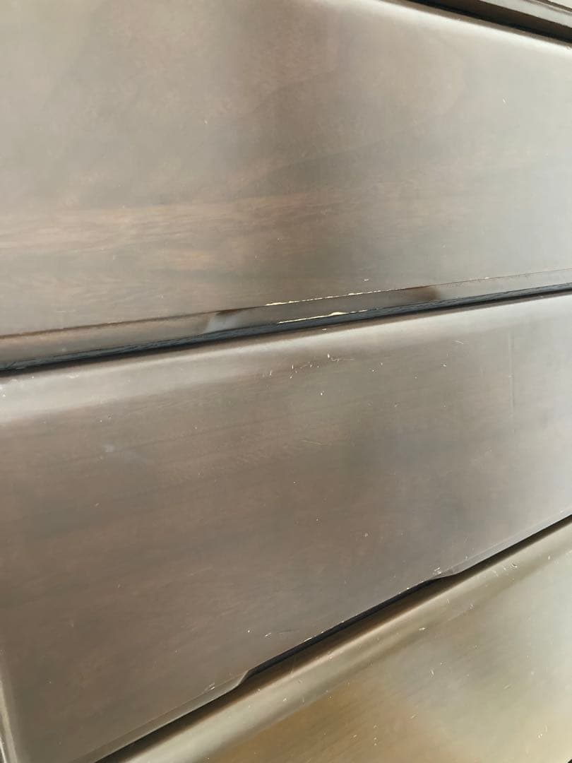 NITORI ニトリ 6段　ハイチェスト ペルレ80 ダークブラウン