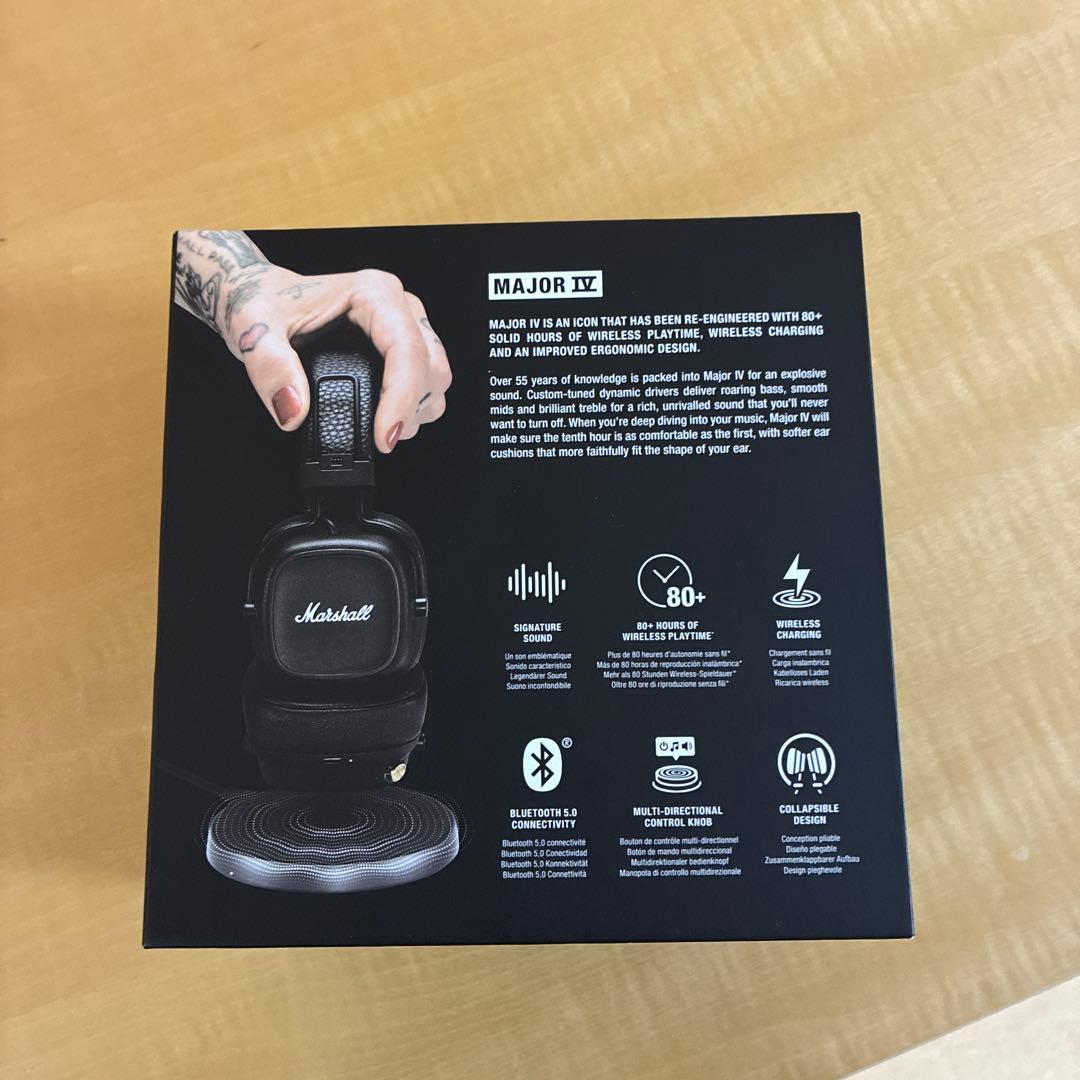 Marshall Major IV ワイヤレスヘッドホン