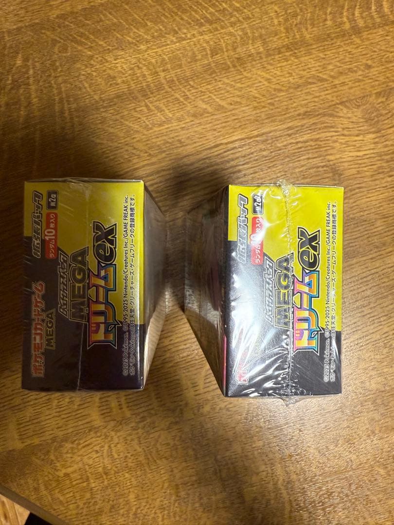 ポケモンカードゲーム MEGA ドリームex 2BOX シュリンク付き