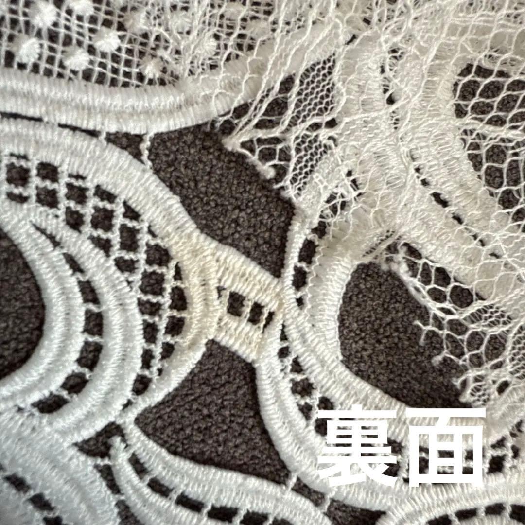 ERUKEI◆エルケイ ケミカルレース 白ドレス XS