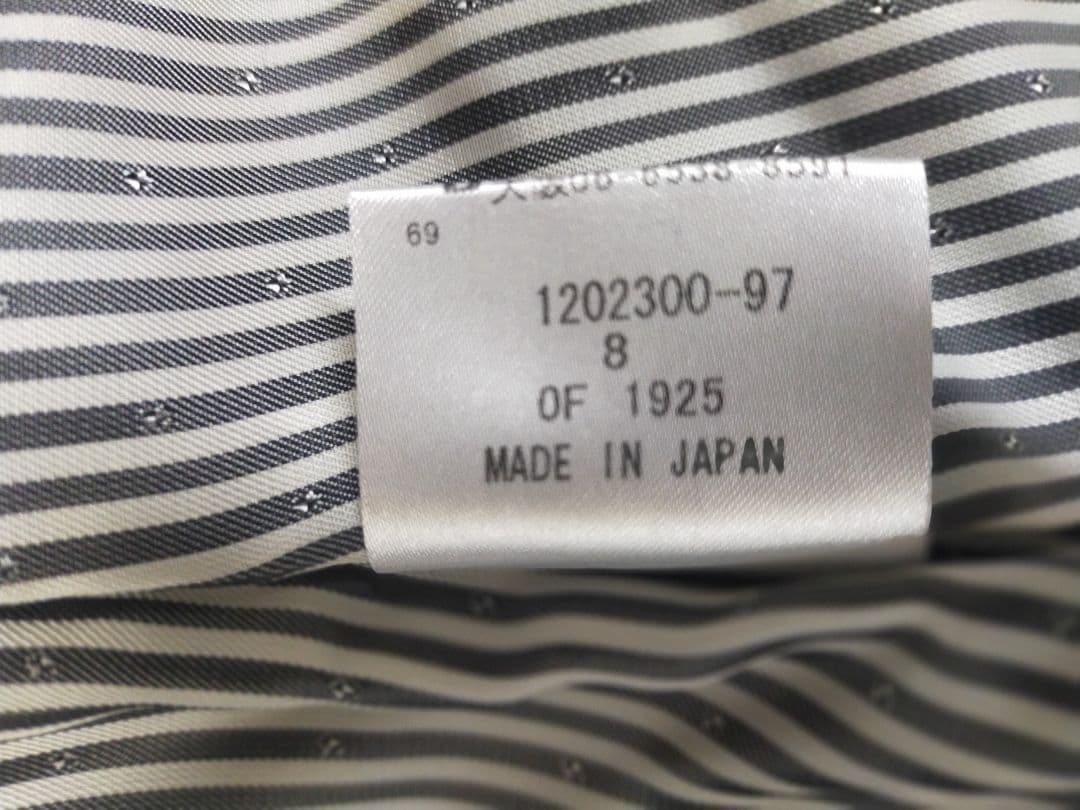 新品未使用 アクアスキュータム スーツ UK8 7号 フラノストライプ