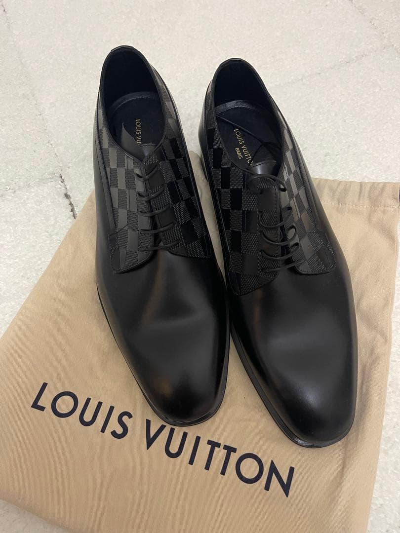 LOUIS VUITTON ダミエデザイン ドレスシューズ