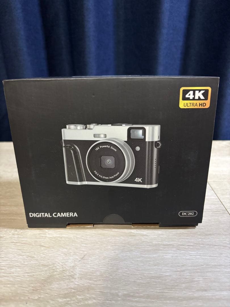 コンパクトデジタルカメラ ultraHD 4K ブラック