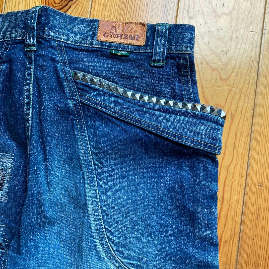 GO HEMPデニムパンツ