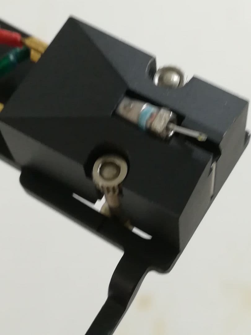 デノン MCカートリッジ DL-103 Hシェル ADC 端子ハンダ跡、良音です