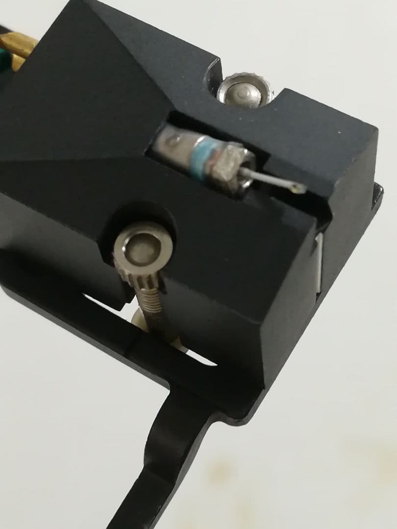 デノン MCカートリッジ DL-103 Hシェル ADC 端子ハンダ跡、良音です