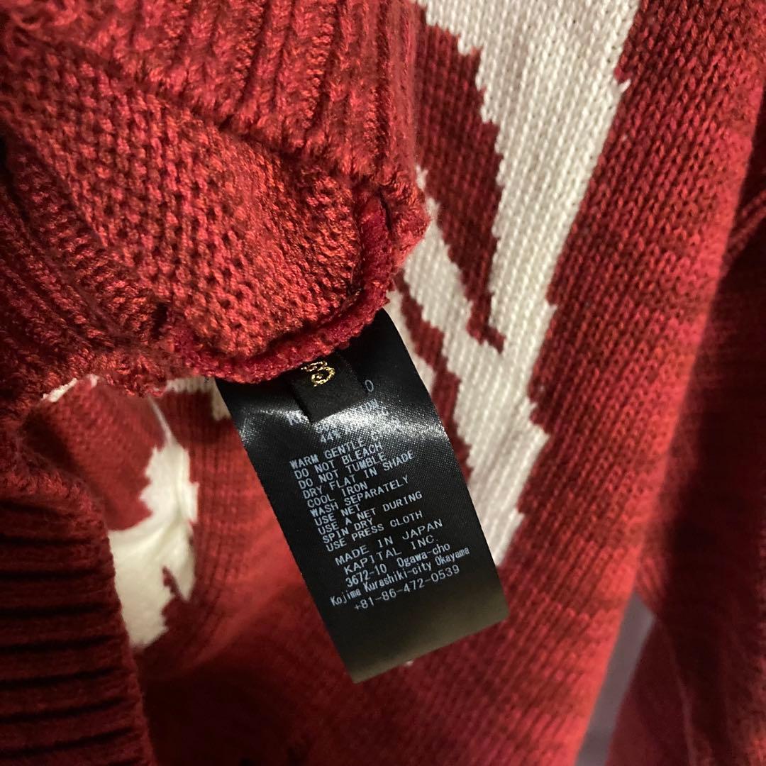 トップス kapital bone damage knit 3