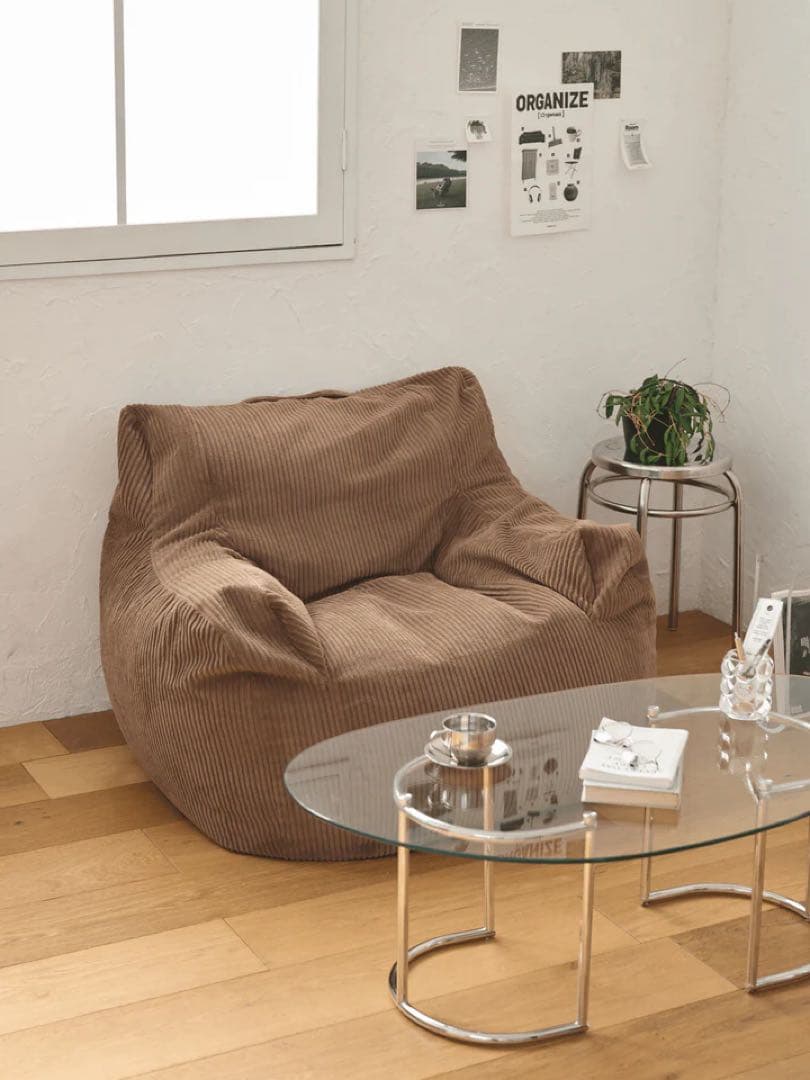 【新品】LOOSY 1人掛けビーズソファ