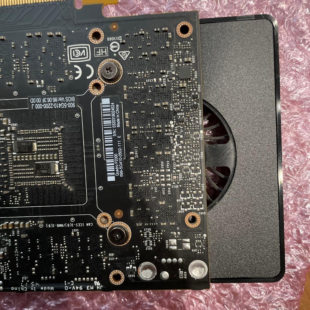 【ジャンク】NVIDIA Quadro P2000 グラフィックボード