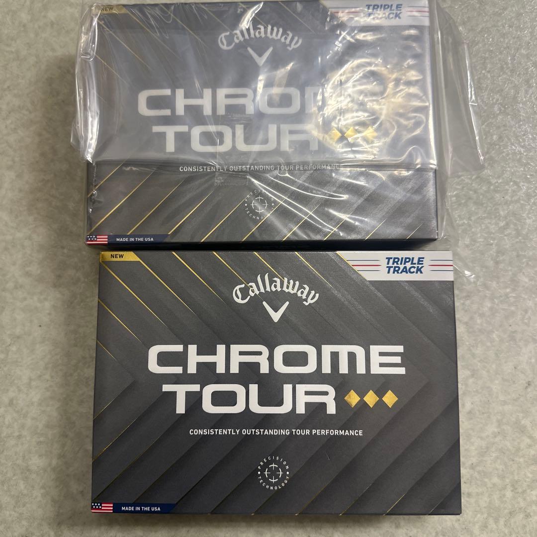Callaway Chrome Tour ゴルフボール2箱
