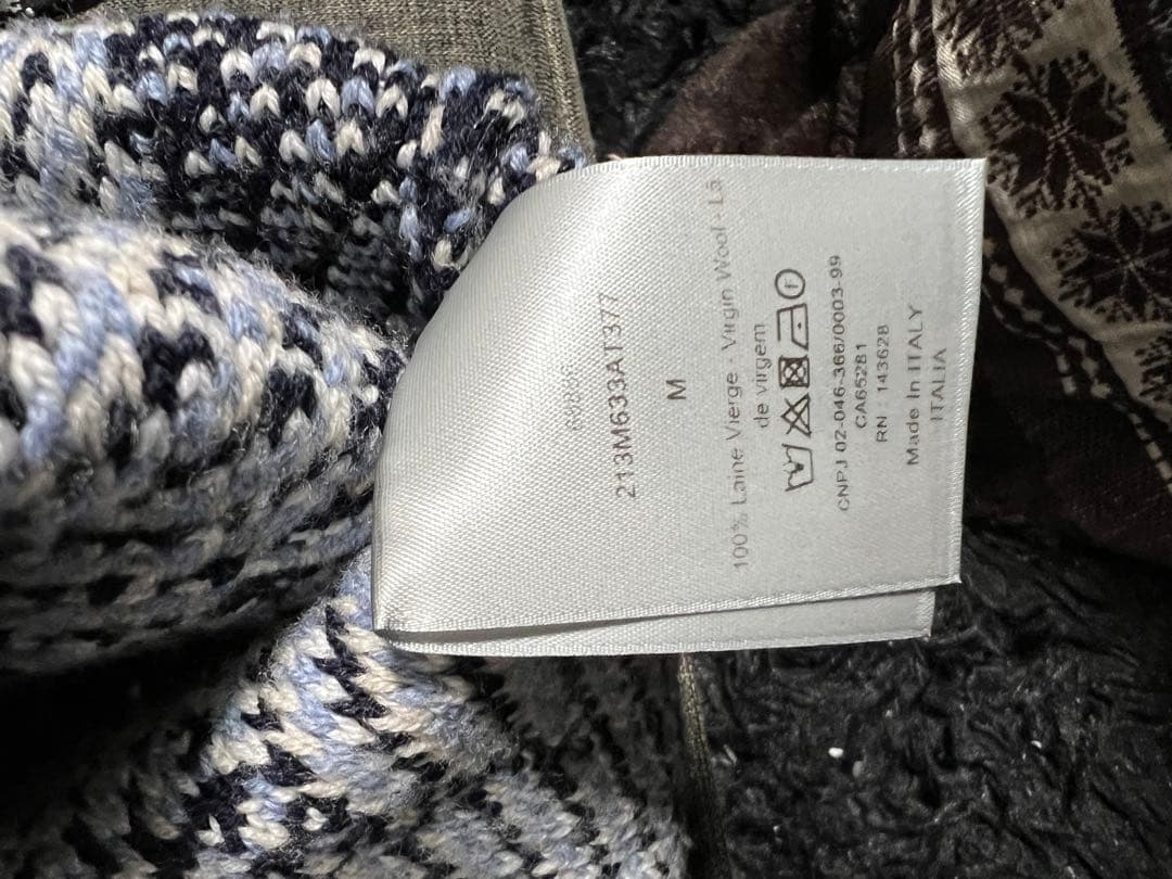 ディオール　オブリーク柄　ニット　セーター