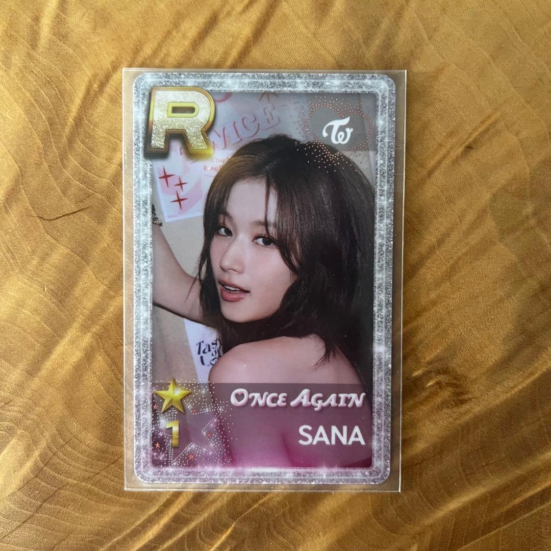 極希少 TWICE サナ Once Again SSJYP トレカ 8周年 限定