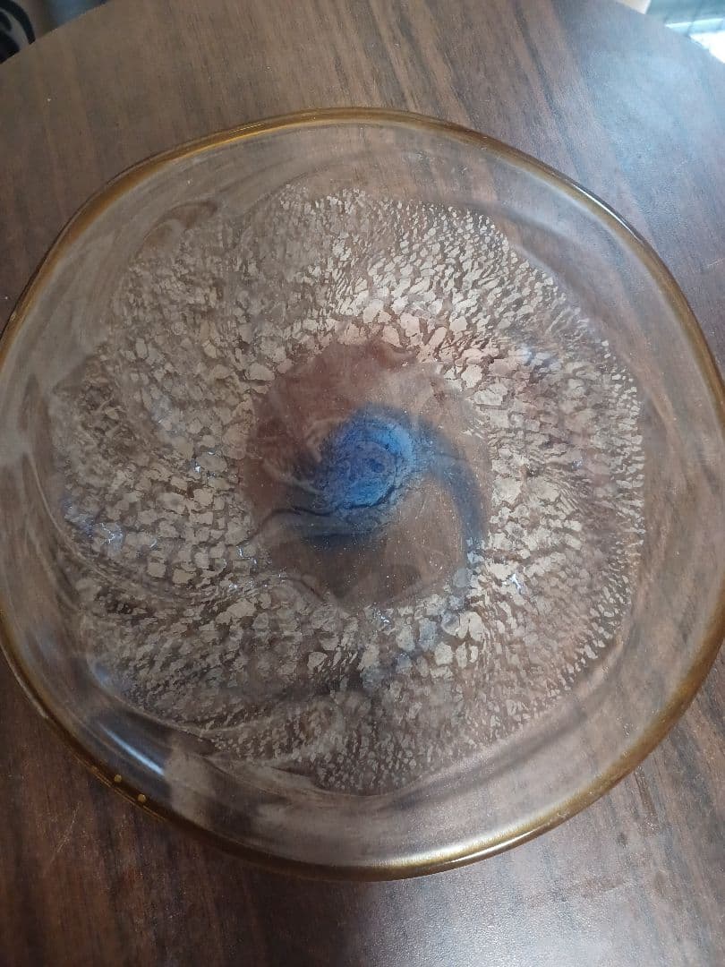 稲嶺盛吉 皿 琉球ガラス