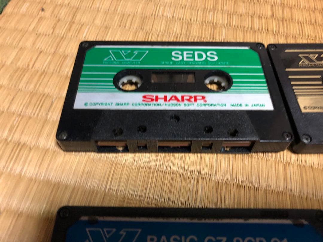 アプリケーションテープ　シャープ　X1/F用のカセットテープ(ジャンク)