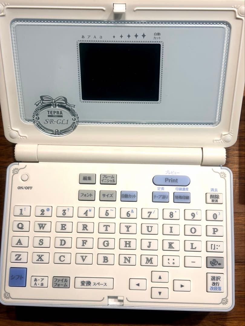 ✤箱あり✤ガーリーテプラ SR-GL1 本体・取扱説明書 【おまけ】テープ付