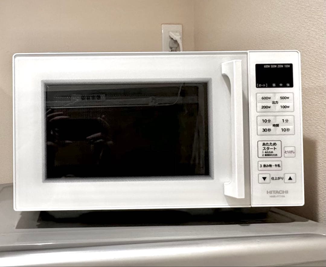 新品に近い HITACHI 単機能電子レンジ HMR-FT19A 2024年製
