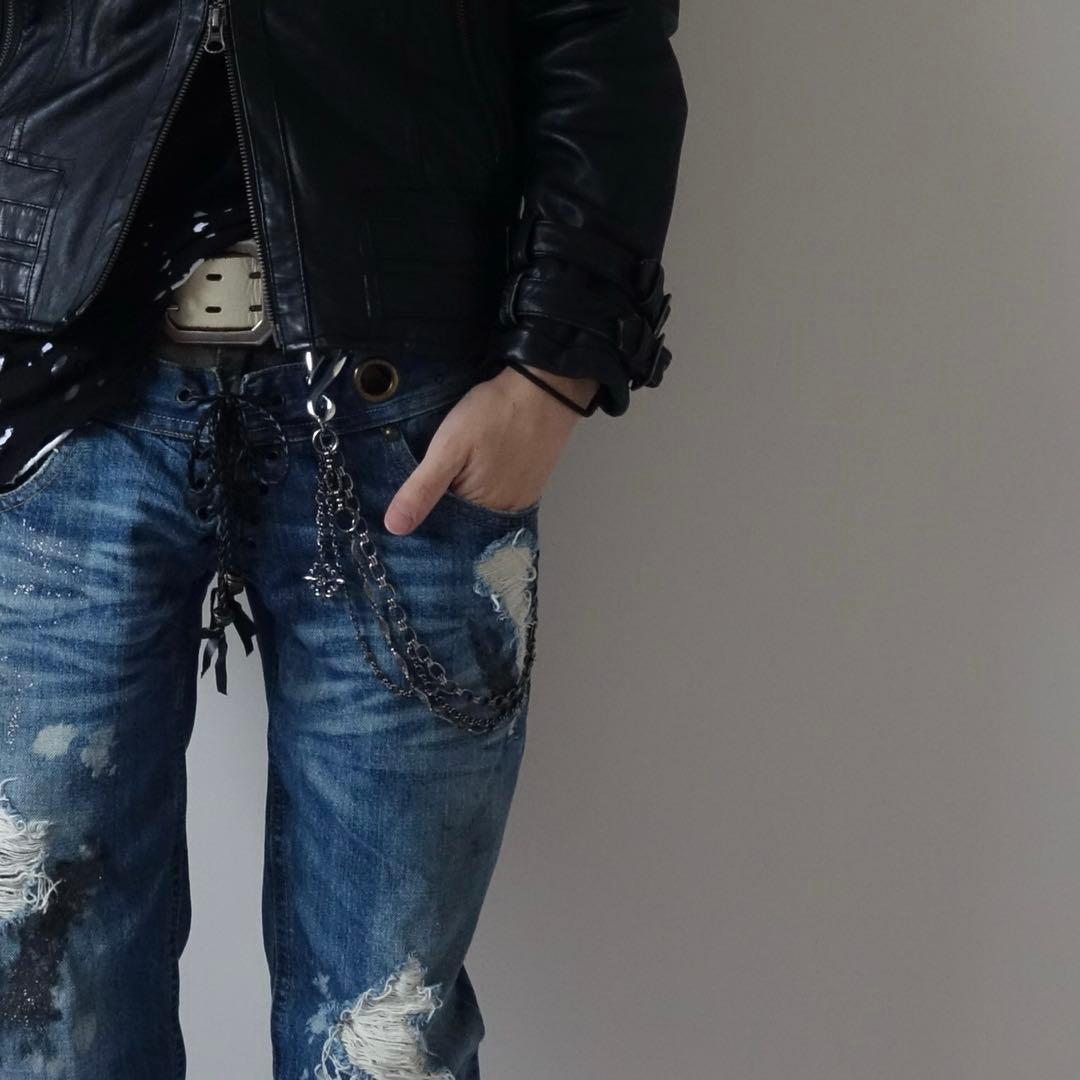 Tornado Mart Silver Wallet Chain 三連