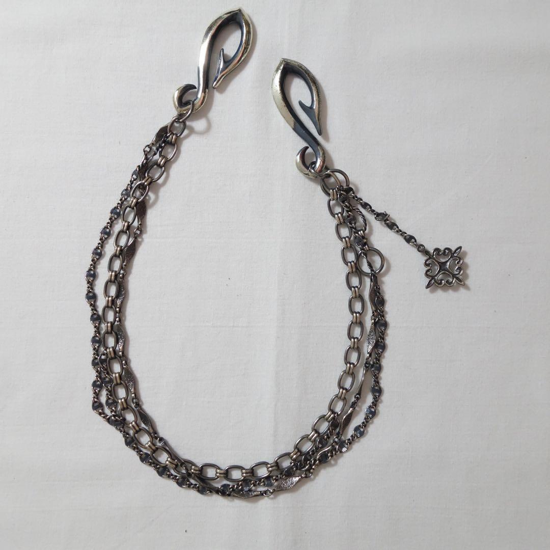 Tornado Mart Silver Wallet Chain 三連