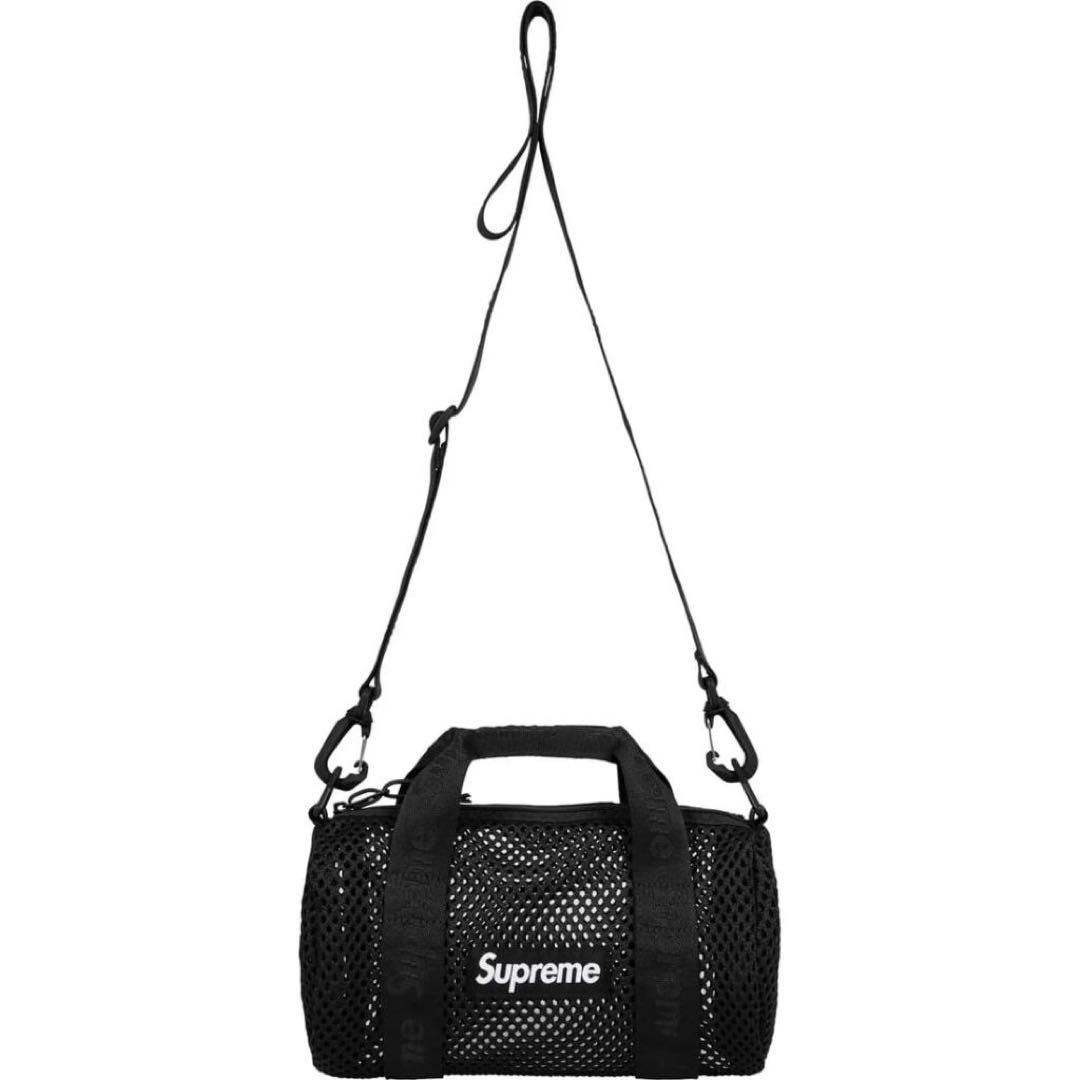 シュプリーム Supreme Mesh Mini Duffle Bag 黒新品