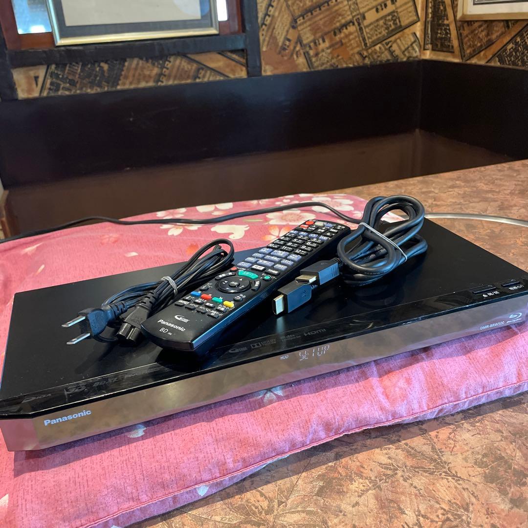 パナソニックDMR-BRW500 2番組W録画15倍録　純正リモコン等付フル装備