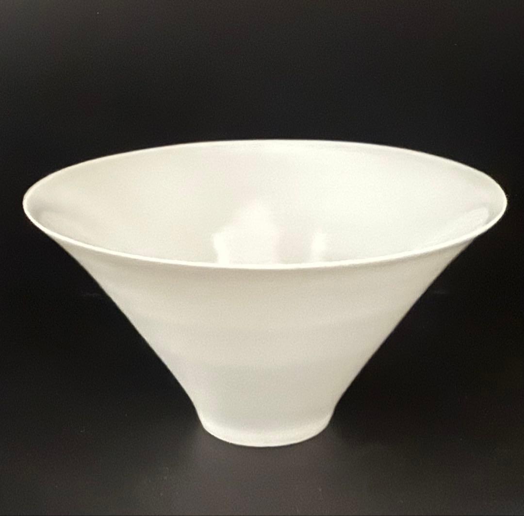 松尾修介　青白磁酒盃「凛」共箱