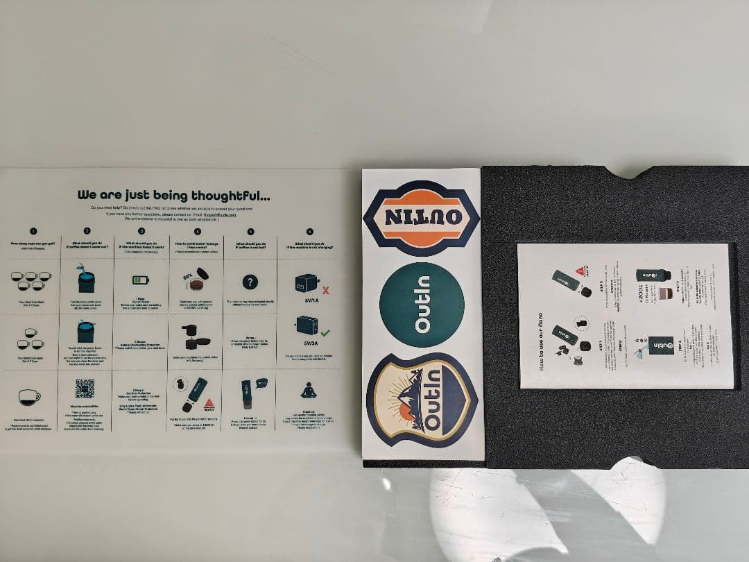 Outlin Nano ポータブルエスプレッソマシン 難あり