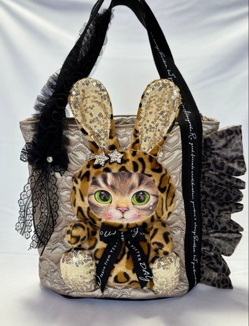 さ*ー様 コヤンイサムチョン　うさちゃん丸底トートバッグ