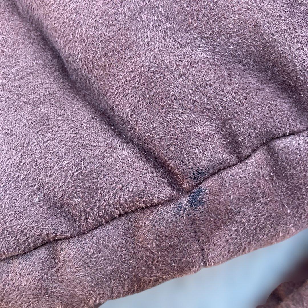 NIKE JORDAN ダウンジャケット　ロゴ刺繍　スウェード　古着