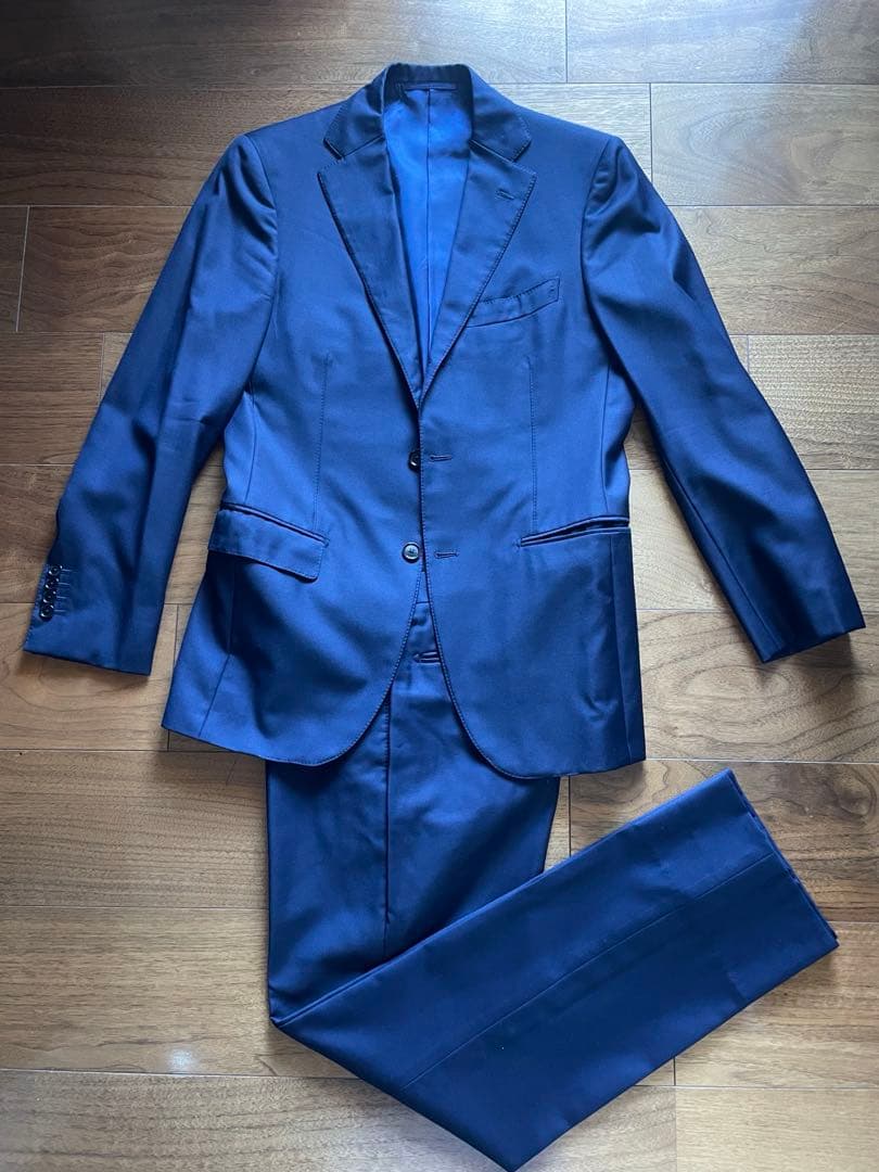 ビームスf ネイビースーツ　46