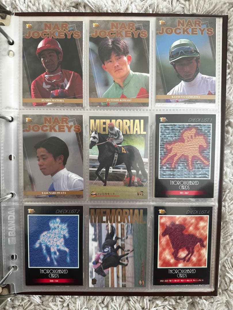 お宝入り！サラブレッドカード　アルバムごと販売